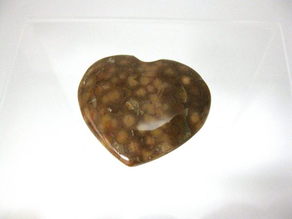 Genuine Ocean Jasper Metaphysical Polished Mineral Heart from Madagascar for Sale #9a