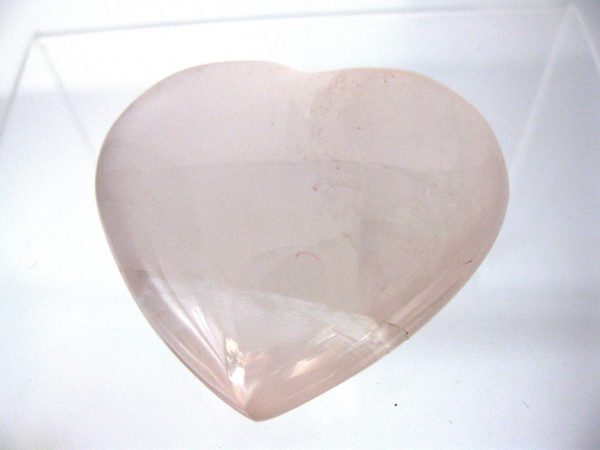 Genuine Rose Quartz Metaphysical Mineral Heart For Sale #1