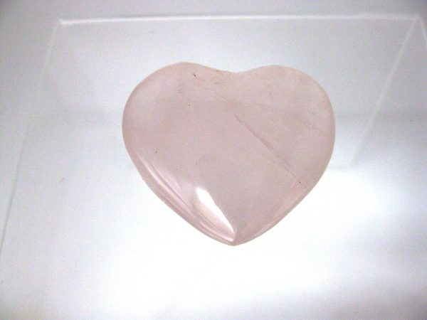 Genuine Rose Quartz Metaphysical Mineral Heart For Sale #10