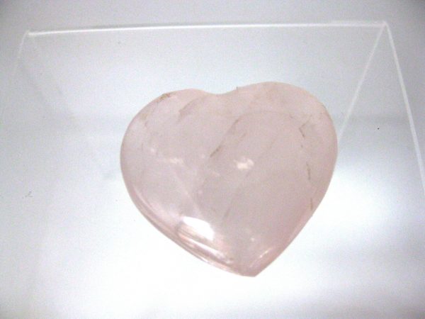 Genuine Rose Quartz Metaphysical Mineral Heart For Sale #10a