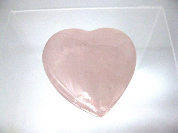 Genuine Rose Quartz Metaphysical Mineral Heart For Sale #11