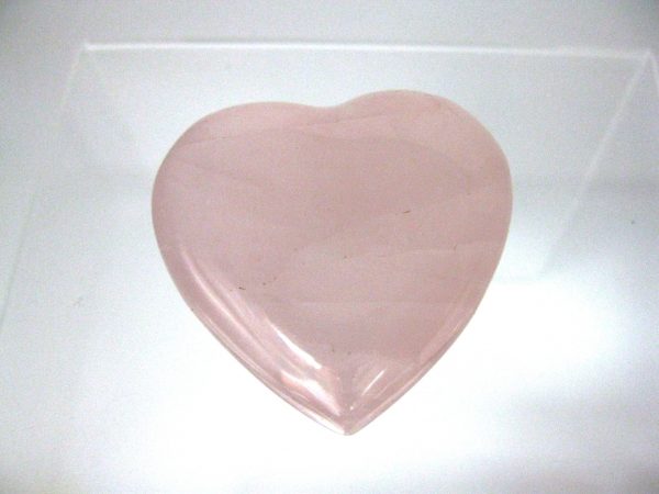 Genuine Rose Quartz Metaphysical Mineral Heart For Sale #11a