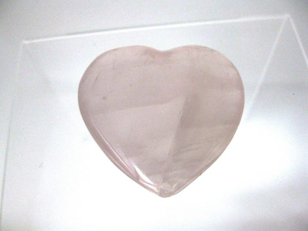 Genuine Rose Quartz Metaphysical Mineral Heart For Sale #12