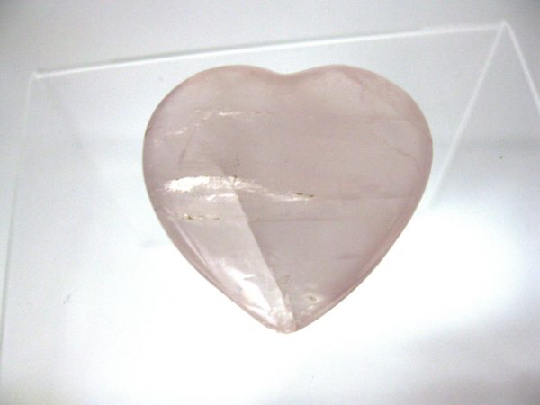 Genuine Rose Quartz Metaphysical Mineral Heart For Sale #12a