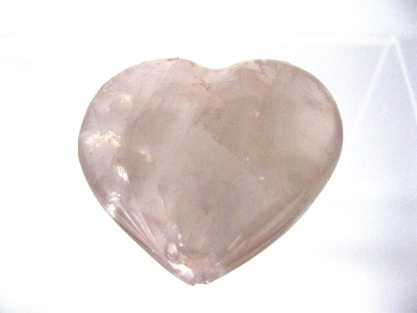 Genuine Rose Quartz Metaphysical Mineral Heart For Sale #2a