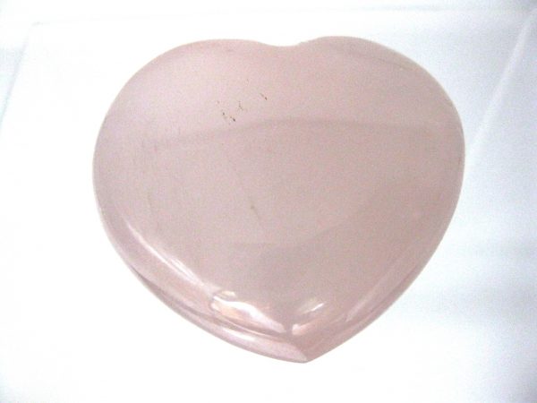 Genuine Rose Quartz Metaphysical Mineral Heart For Sale #3a