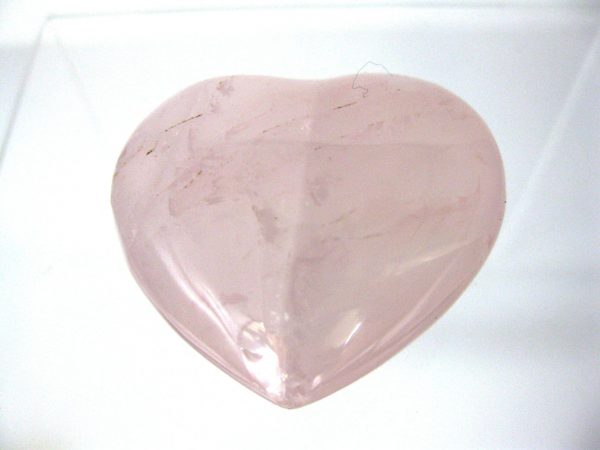 Genuine Rose Quartz Metaphysical Mineral Heart For Sale #4