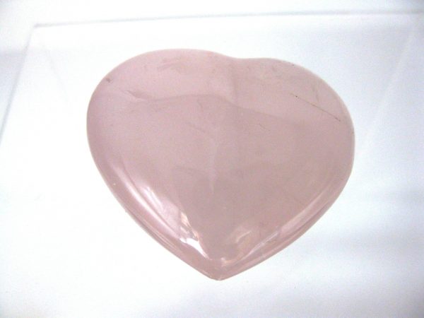 Genuine Rose Quartz Metaphysical Mineral Heart For Sale #4a