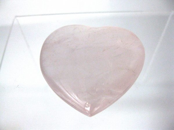 Genuine Rose Quartz Metaphysical Mineral Heart For Sale #5