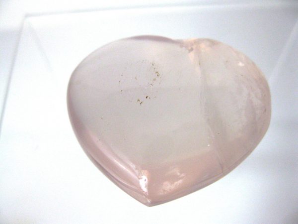 Genuine Rose Quartz Metaphysical Mineral Heart For Sale #6