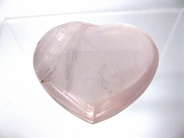 Genuine Rose Quartz Metaphysical Mineral Heart For Sale #6a