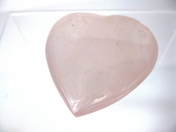 Genuine Rose Quartz Metaphysical Mineral Heart For Sale #7