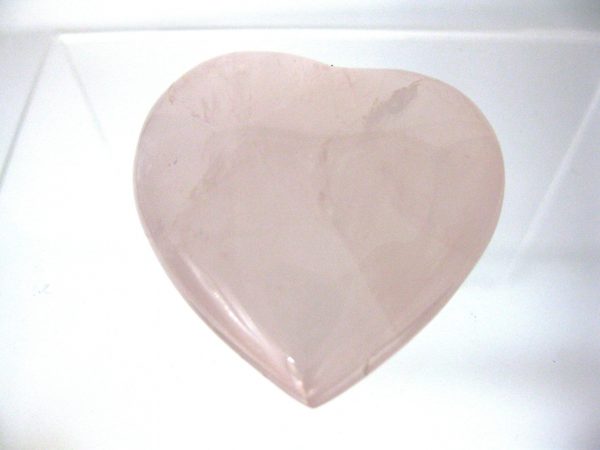 Genuine Rose Quartz Metaphysical Mineral Heart For Sale #7a