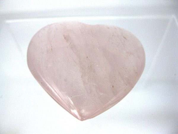 Genuine Rose Quartz Metaphysical Mineral Heart For Sale #8