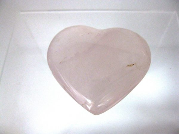 Genuine Rose Quartz Metaphysical Mineral Heart For Sale #9