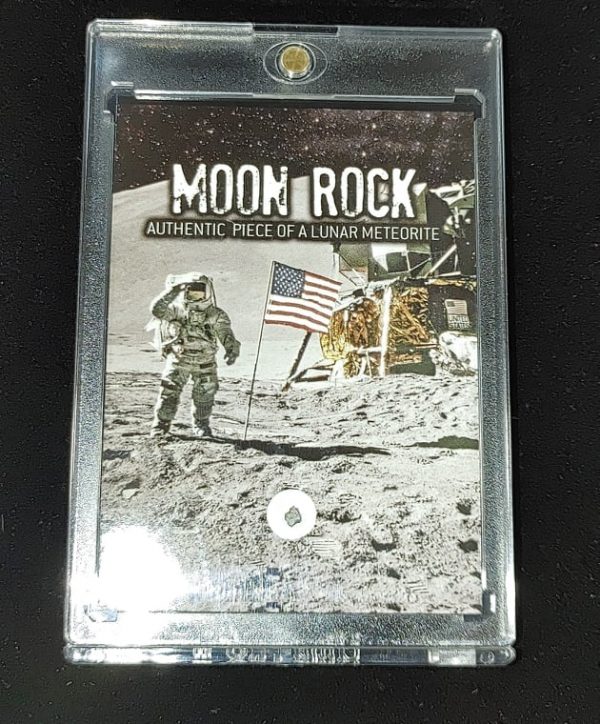 Moon Rock Lunar Meteorite Frame #2a For Sale