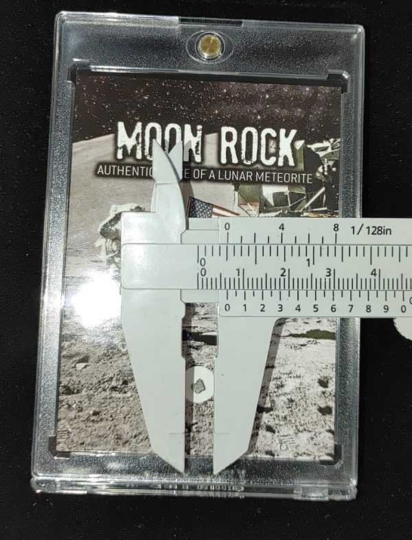 Moon Rock Lunar Meteorite Frame #2b For Sale