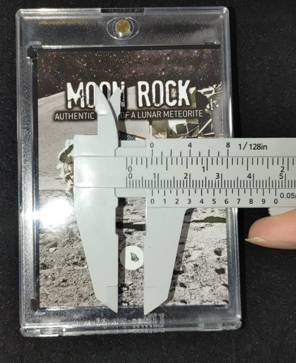 Moon Rock Lunar Meteorite Frame #4b For Sale