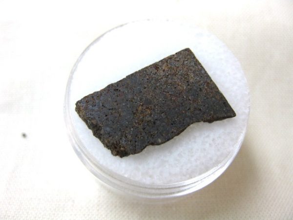 Meteorite Thin Slice in Gem Jar #30