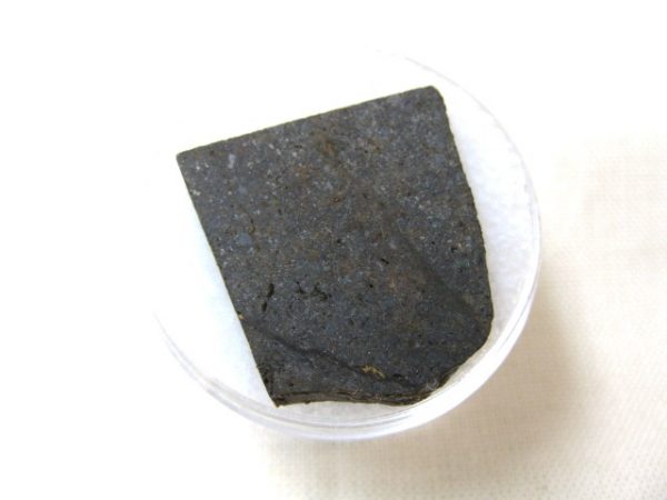 Meteorite Thin Slice in Gem Jar #20