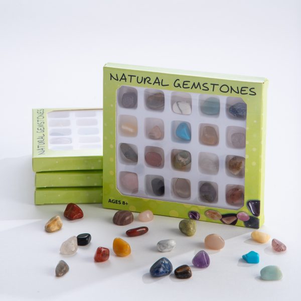 Natural Gemstones Collection Box