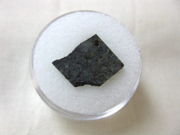 Meteorite Thin Slice in Gem Jar #15