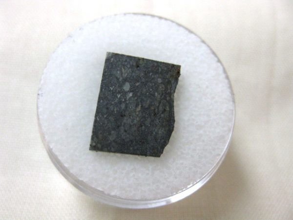 Meteorite Thin Slice in Gem Jar #16