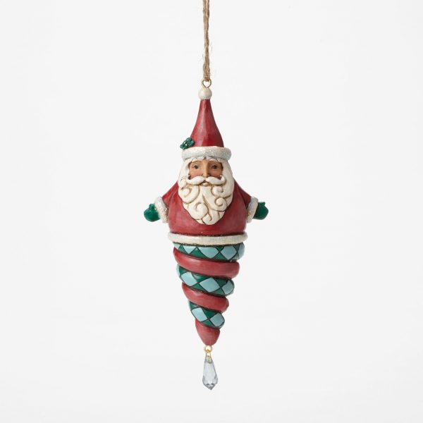 Santa Icicle Ornament Collectible For Sale