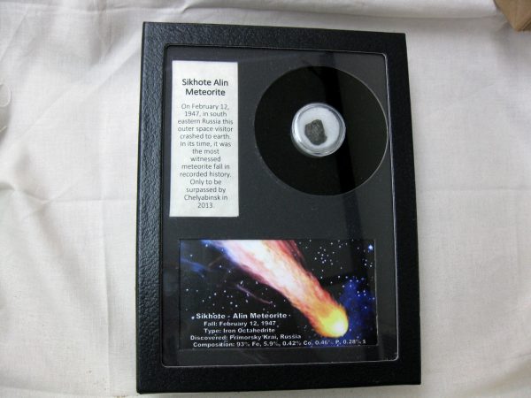 Sikhote-Alin Meteorite Frame For Sale #1