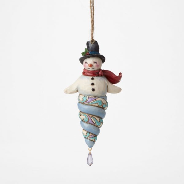 Snowman Icicle Ornament