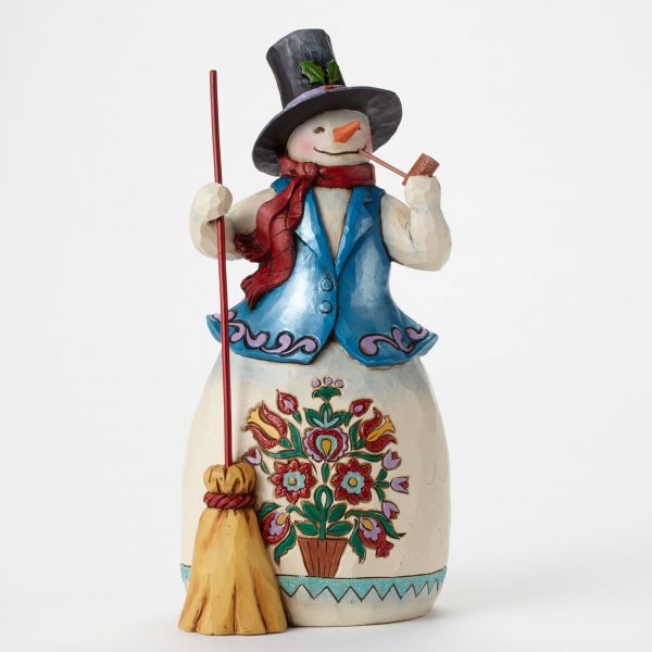 Snowman with Pipe