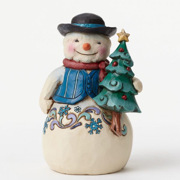 Snowman with Tree