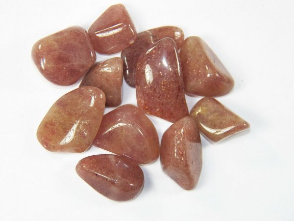 Tumbled Red Aventurine Metaphysical Stone From India For Sale