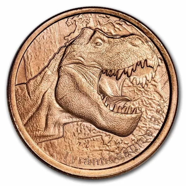 Tyrannosaurus Rex Copper Coin