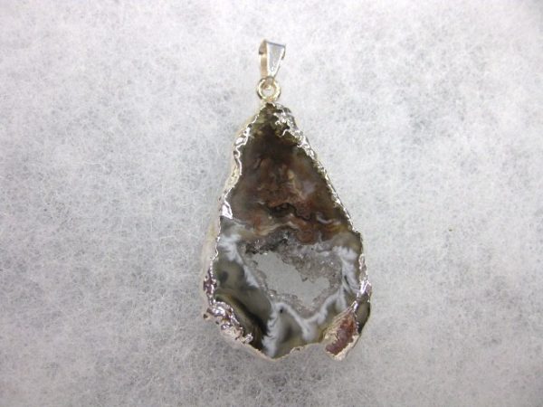 Geode Pendant #10 For Sale