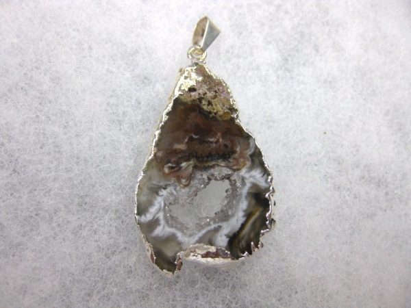 Geode Pendant #10a For Sale