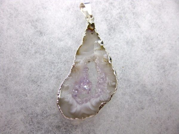 Geode Pendant #12 For Sale