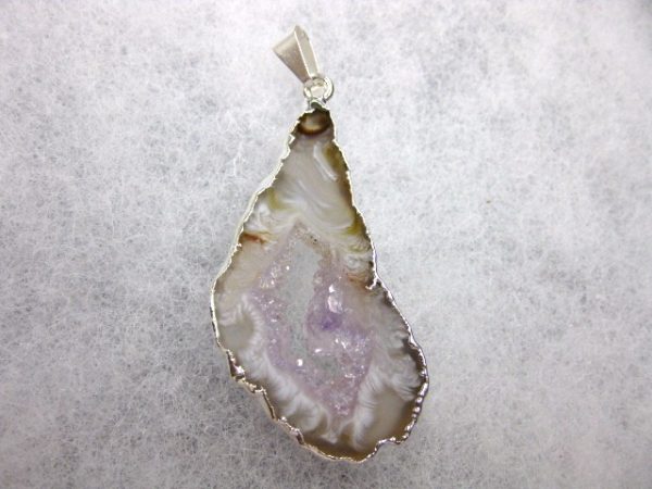 Geode Pendant #12a For Sale