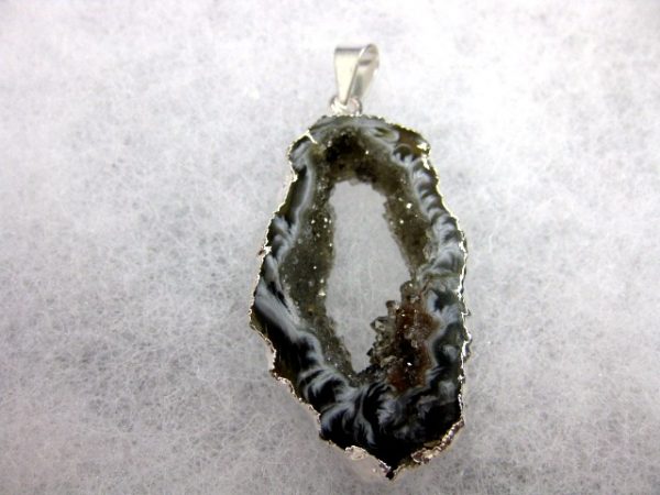 Geode Pendant #5a For Sale