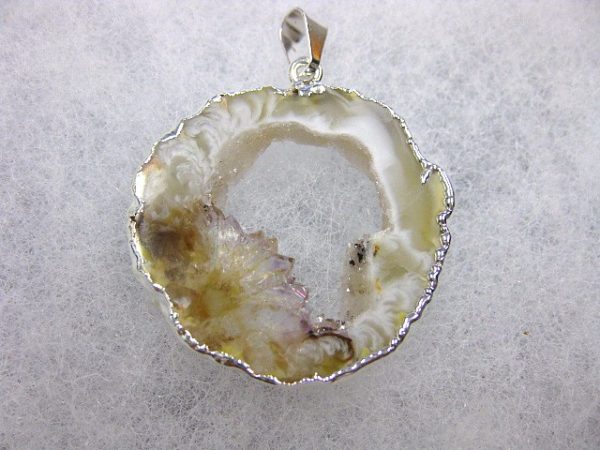 Geode Pendant #8 For Sale