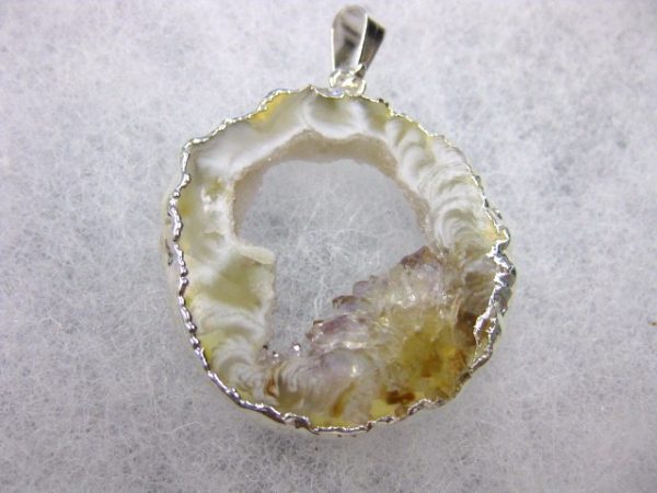 Geode Pendant #8a For Sale