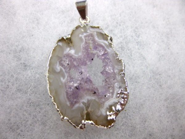 Geode Pendant #9a For Sale