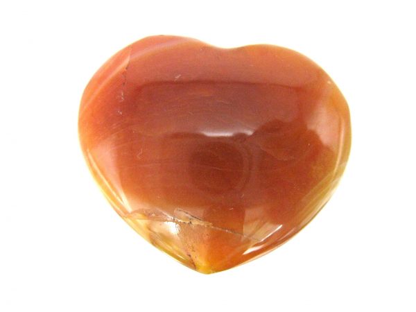 Genuine Carnelian Metaphysical Polished Mineral Heart from Madagascar for Sale. #10