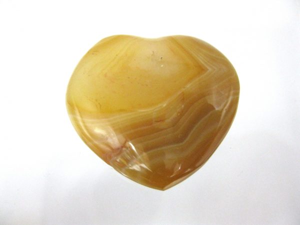 Genuine Carnelian Metaphysical Polished Mineral Heart from Madagascar for Sale. #5a