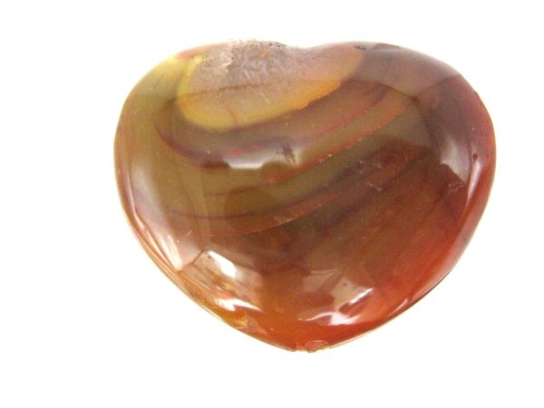 Genuine Carnelian Metaphysical Polished Mineral Heart from Madagascar for Sale. #8