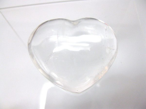 Clear Quartz Crystal Metaphysical Heart For Sale #10