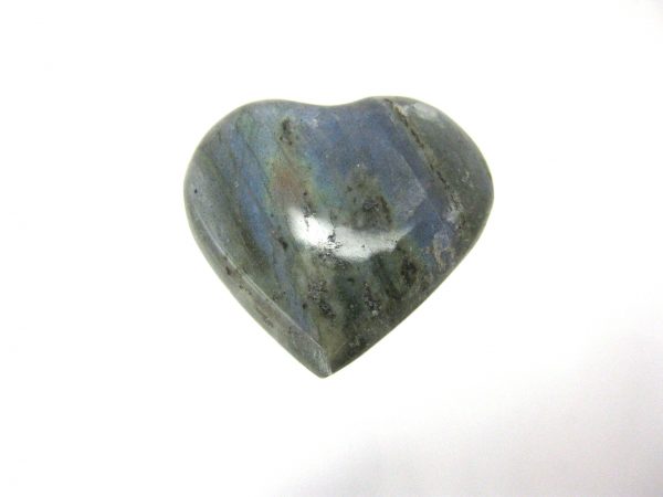 Genuine Labradorite Metaphysical Polished Mineral Heart from Madagascar for Sale. #10a