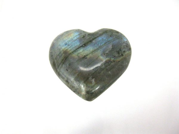 Genuine Labradorite Metaphysical Polished Mineral Heart from Madagascar for Sale. #11