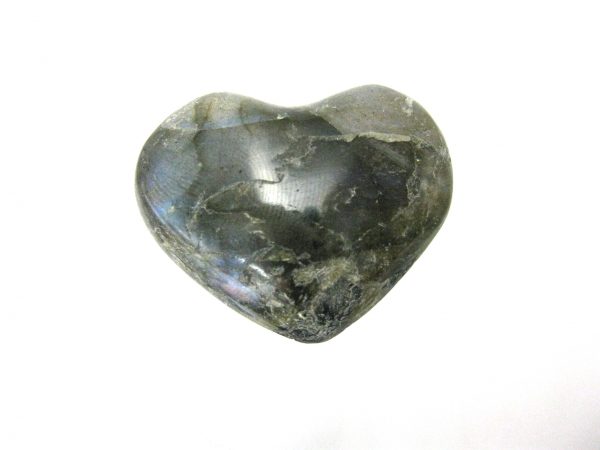 Genuine Labradorite Metaphysical Polished Mineral Heart from Madagascar for Sale. #12