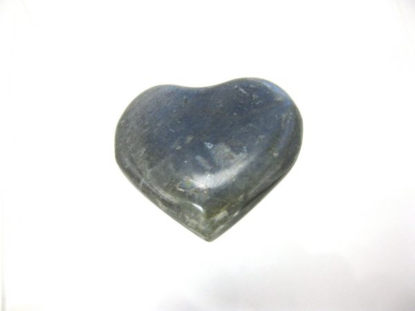 Genuine Labradorite Metaphysical Polished Mineral Heart from Madagascar for Sale. #3